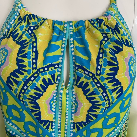 Hale Bob Halter Dress with Adjustable Tie Neck - Picture 3 of 7